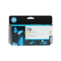 HP 738 130-ml Yellow DesignJet Ink Cartridge