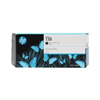 HP 738 300-ml Black DesignJet Ink Cartridge