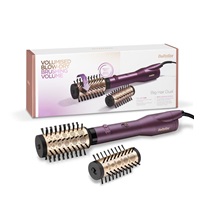 BaByliss Big Hair Dual AS950E fialový horkovzdušný rotační kulmofén, ionizační technologie, 2 teploty