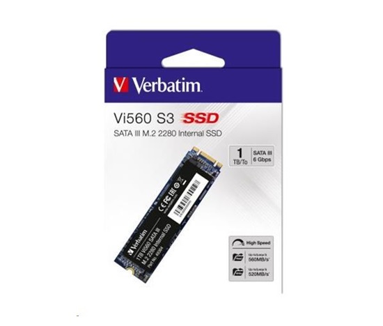 VERBATIM SSD Vi560 S3 M.2 2TB SATA III, W 560/ R 520MB/s