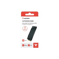 VERBATIM SSD Vi7000G Internal PCIe NVMe M.2 SSD 4TB , W 6700/ R 7400MB/s