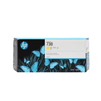 HP 738 300-ml Yellow DesignJet Ink Cartridge