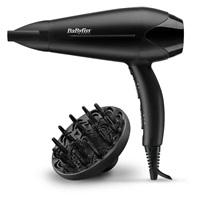 BaByliss D563DE fén, 2100 W, 2 rychlosti, 3 teploty, studený vzduch, s difuzérem, černý
