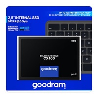 GOODRAM SSD CX400 Gen.2 2TB, SATA III, 2.5", (R:550/W:500MB/s)