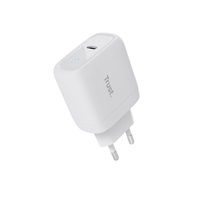 TRUST nabíječka 45W Maxo, USB-C, Nabíječka do zdi, 2m USB-C kabel, bílá