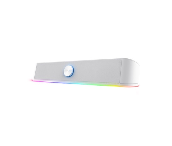 TRUST reproduktor GXT 619W Thorne RGB Illuminated Soundbar, bílá