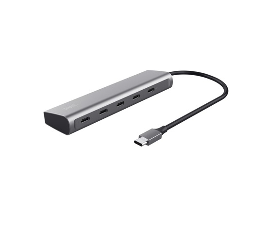 TRUST Rozbočovač Halyx Aluminium 5 Port USB 3.2 Gen1 Hub