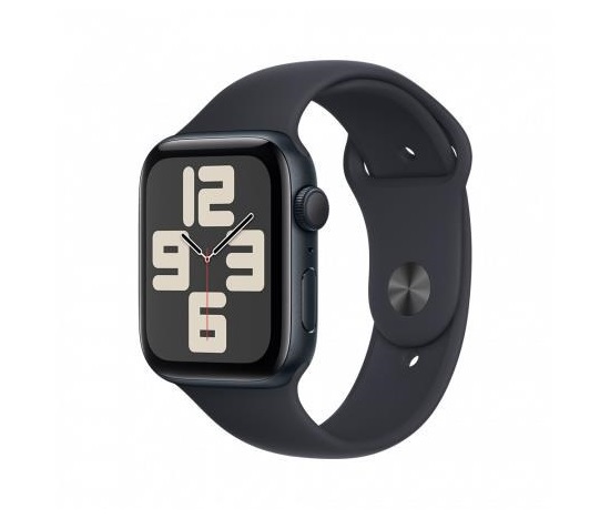 APPLE Watch SE GPS 44mm Midnight Aluminium Case with Midnight Sport Band - M/L