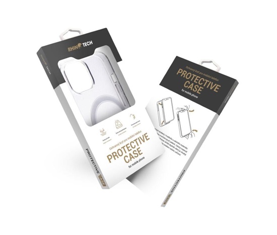 RhinoTech MAGcase Clear pro Apple iPhone 12 Mini transparentní