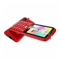 EVOLVEO EasyPhone XO, mobilní telefon pro seniory s nabíjecím stojánkem, červená