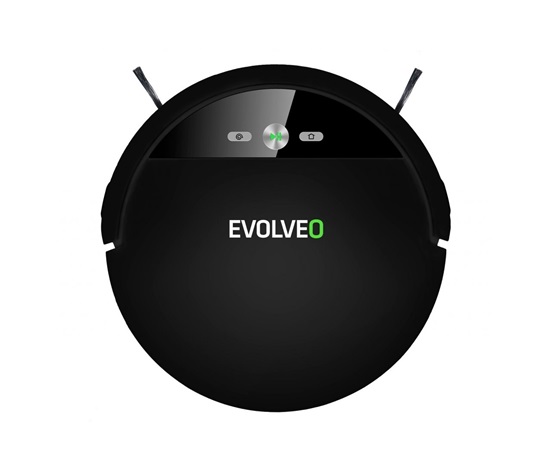 EVOLVEO RoboTrex H6, robotický vysavač, stírání vodou, nabíjecí stanice, černý