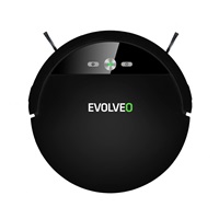EVOLVEO RoboTrex H6, robotický vysavač, stírání vodou, nabíjecí stanice, černý
