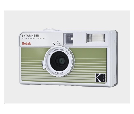 Kodak EKTAR H35N Camera Striped Green