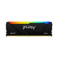 KINGSTON DIMM DDR4 8GB 3600MT/s CL17 FURY Beast RGB, XMP