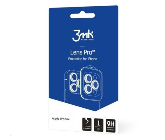 3mk Lens Protection Pro pro Apple iPhone 15 Pro Max, Royal Blue