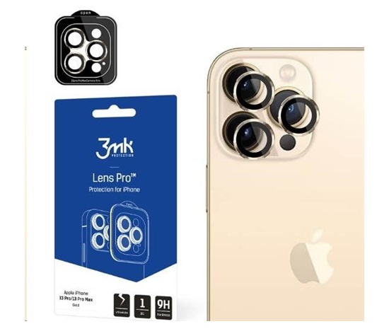 3mk Lens Protection Pro pro Apple iPhone 15 Pro, Dark Gold