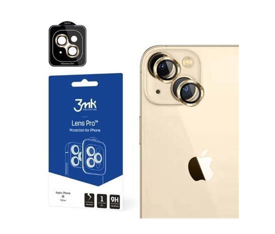 3mk ochrana kamery Lens Protection Pro pro Apple iPhone 15, Yellow