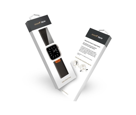 RhinoTech řemínek Ultra Wild Trail pro Apple Watch 38/40/41mm černá/šedá