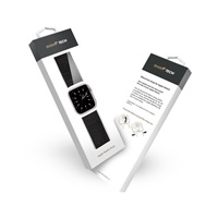 RhinoTech řemínek Magic Tape pro Apple Watch 38/40/41mm černá