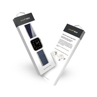 RhinoTech řemínek Magic Tape pro Apple Watch 42/44/45/49mm ledově modrá