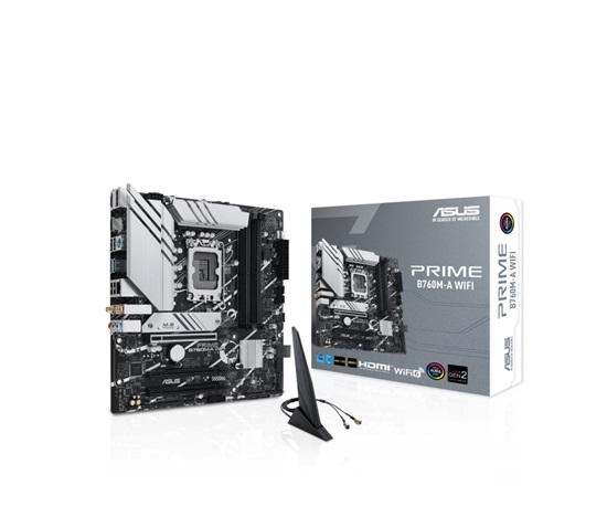 ASUS MB Sc LGA1700 PRIME B760M-A WIFI, Intel B760, 4xDDR5, 1xDP, 2xHDMI, mATX