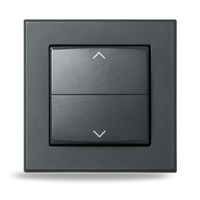 Homematic IP  Kryt kolébkového vypínače - se symboly, antracit - HmIP-BRA-A