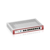 Zyxel USG FLEX200 HP Series, User-definable ports with 1*2.5G, 1*2.5G( PoE+) & 6*1G, 1*USB (device only)