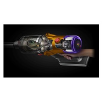 Dyson V12 Detect Slim Absolute 2023, odkurzacz bezprzewodowy, technologia podświetlenia, 3 tryby, wyświetlacz LCD