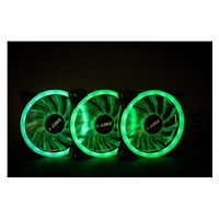 1stCOOL KIT AURA EVO CRYSTAL ARGB 3x Crystal White ventilátor + ARGB Nano řadič