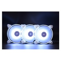 1stCOOL KIT AURA EVO CRYSTAL ARGB 3x Crystal White ventilátor + ARGB Nano řadič