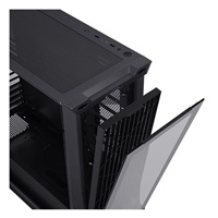 EVOLVEO Ptero Q2+, 2x čelní panel - sklo /mřížka, case ATX, černá, 4x ARGB Ventilátor