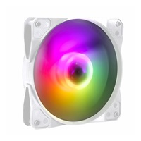 EVOLVEO 12FMW ventilátor 120mm, ARGB ring, bílý rám, master