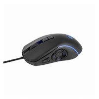 GEMBIRD myš RAGNAR RX500, podsvícená, 6 tlačítek, černá, 7200DPI,  USB