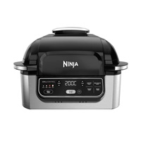 Ninja Foodi Airgrill horkovzdušná fritéza, 1760 W, gril s cyklonovou technologií, nepřilnavý povrch, černá