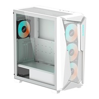 GIGABYTE case GB-C301GW, ARGB Hub, průhledná bočnice, Mid tower, 4x ARGB ventilátor, bílá
