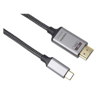 PremiumCord kabel USB-C na HDMI 2m rozlišení obrazu 8K@60Hz,4K@144Hz Aluminium