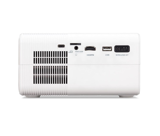 AOpen Projektor QH12a - přenosný LED,NAT 1280x700,MAX 1920x1080,135 ANSI Lm,1000:1,HDMI,USB,Repro,Wifi,BT,Audio,30000h