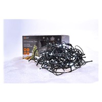 Solight LED vánoční řetěz, 300 LED, 30m, přívod 5m, IP44, bílá