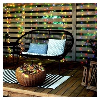 Solight LED venkovní vánoční řetěz, 200 LED, 20m, přívod 5m, 8 funkcí, časovač, IP44, vícebarevný