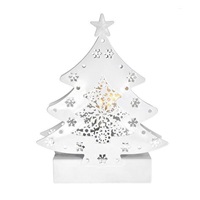 Solight LED kovový vánoční stromek, 2x AA