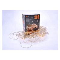 Solight LED vánoční závěs, rampouchy, 360 LED, 9m x 0,7m, přívod 6m, venkovní, teplé bílé světlo