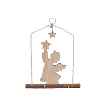 Solight LED závěsná dekorace - anděl, 20x LED, 2xAA