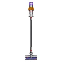 Dyson V15 Detect Absolute 2023, odkurzacz, 14 cyklonów, 240 AW, filtracja całego urządzenia, do 60 minut, żółty/szary