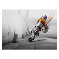 Dyson V15 Detect Absolute 2023, odkurzacz, 14 cyklonów, 240 AW, filtracja całego urządzenia, do 60 minut, żółty/szary