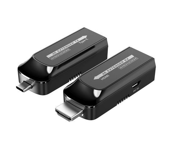 PREMIUMCORD USB-C na HDMI extender přes Cat5e/6/6a 4K@60Hz na 60m