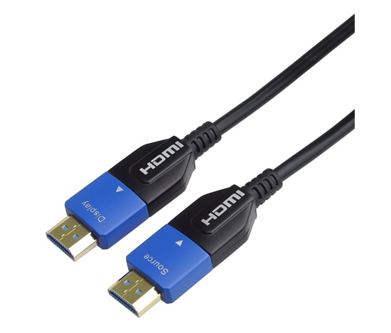 PREMIUMCORD Ultra High Speed HDMI 2.1 optický kabel 8K@60Hz 4K@120Hz 7m zlacený