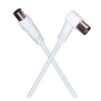 PREMIUMCORD TV kabel M/F konektor 90, 75 Ohm 15m