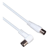 PREMIUMCORD TV kabel M/F konektor 90, 75 Ohm 20m