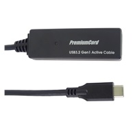 PREMIUMCORD USB-C repeater a prodlužovací kabel Male-Female, 5Gbps 10m