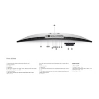 DELL LCD U4924DW - 49"/IPS/LED/5120x1440/32:9/60Hz/8ms/2000:1/350cd/Speaker/HDMI/DP/Pivot/VESA/3YNBD (210-BGTX)